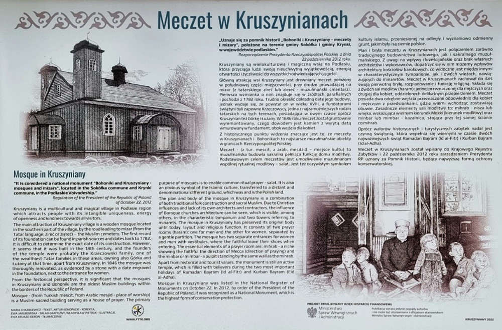 historia, meczet, _kruszyniany,