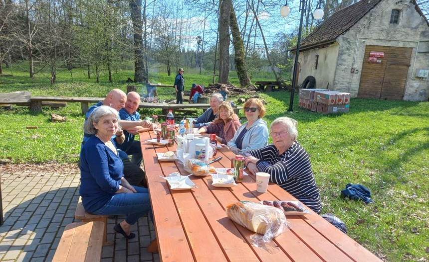 zabawa, kuty, ognisko