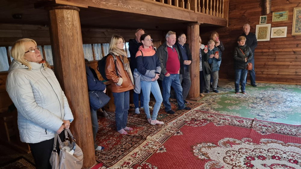 meczet, turyści,