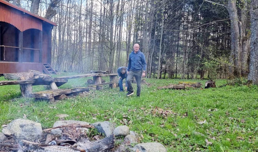 kuty, ognisko, przygotowanie