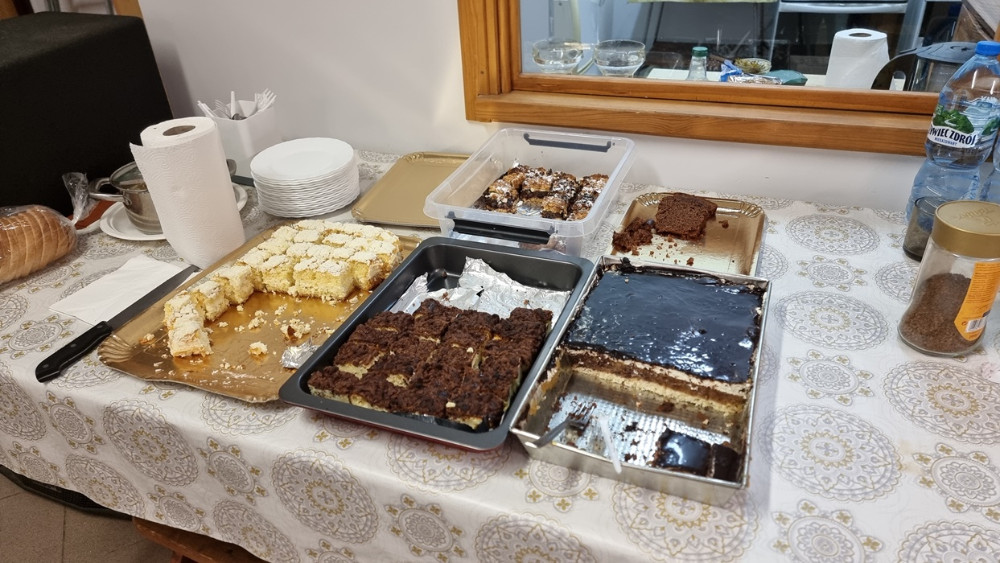ciasta, placki, jedzenie, słodkości, andrzejki,