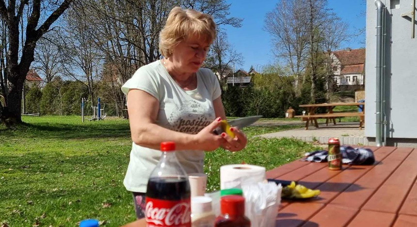sołtys, teresa, biesiada, świetlica, kuty