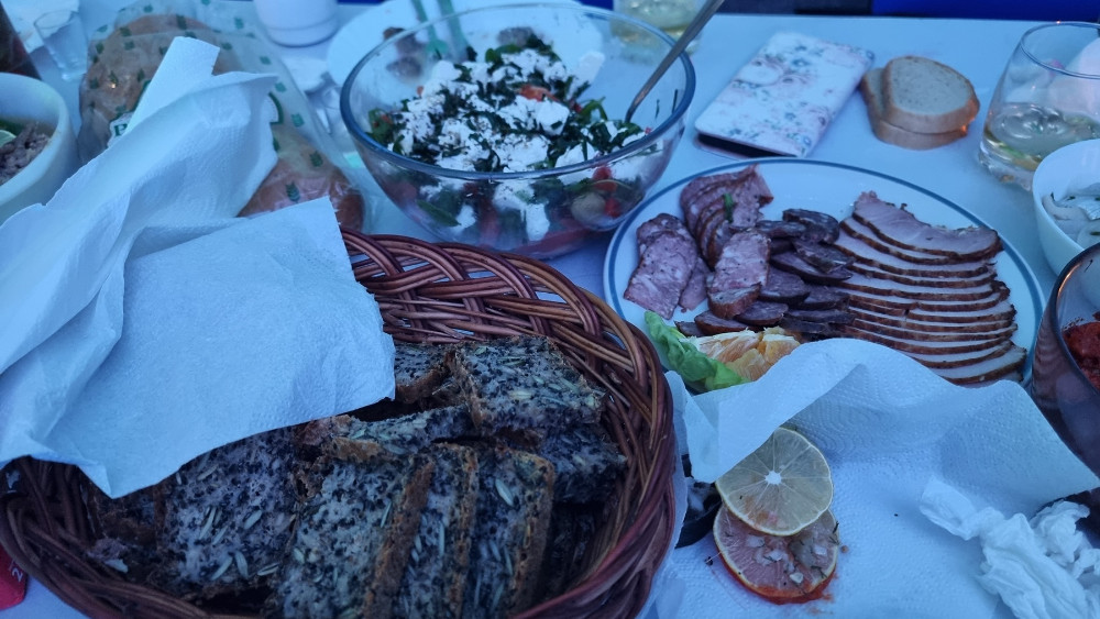 jedzenie, uczta, zabawa, sylwester,