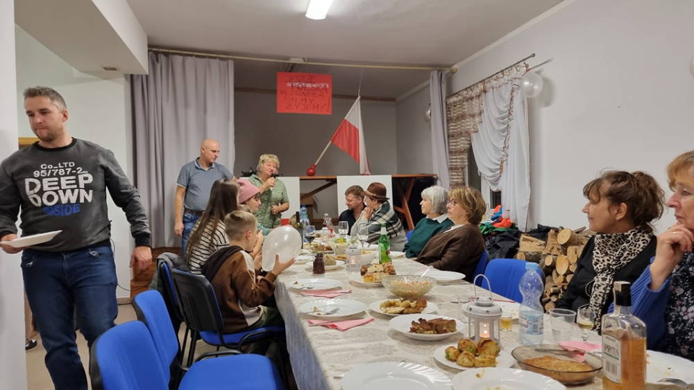 powitanie, impreza, dzien ziemniaka, swietlica, pawel, soltys,